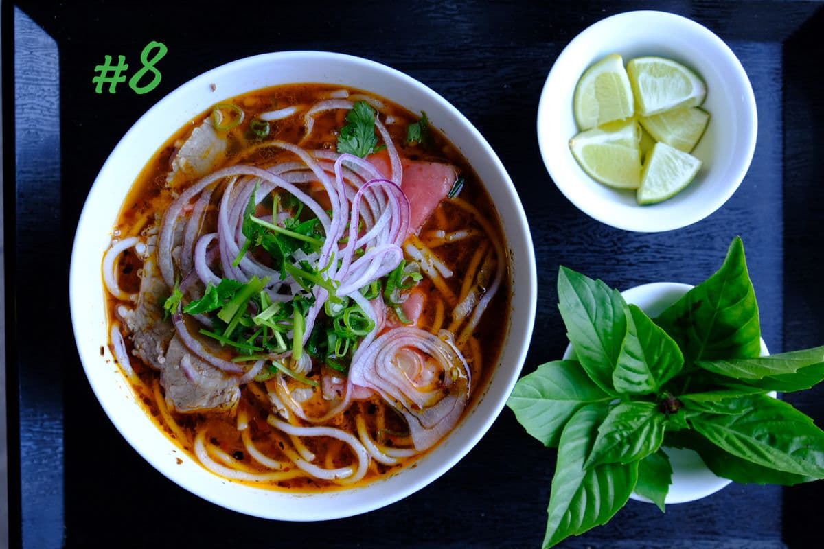 P8. Spicy Beef Vermicelli Noodle (Bun Bo Hue)