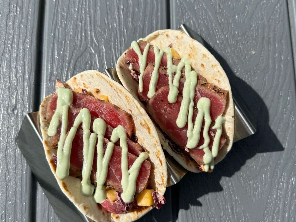 Seared Tuna Taco x 2