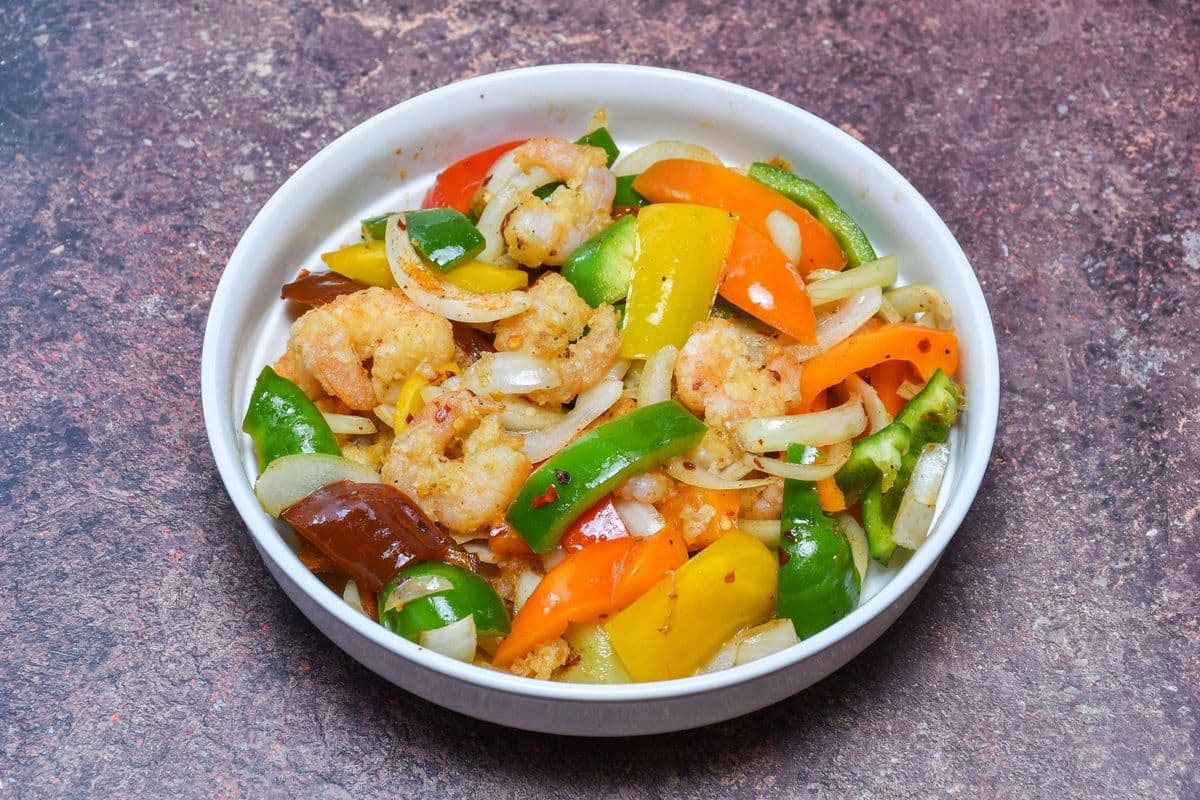 Seasoning Pan Fried Shrimp