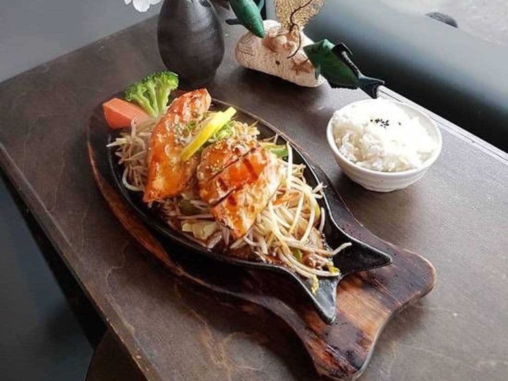 Salmon teriyaki