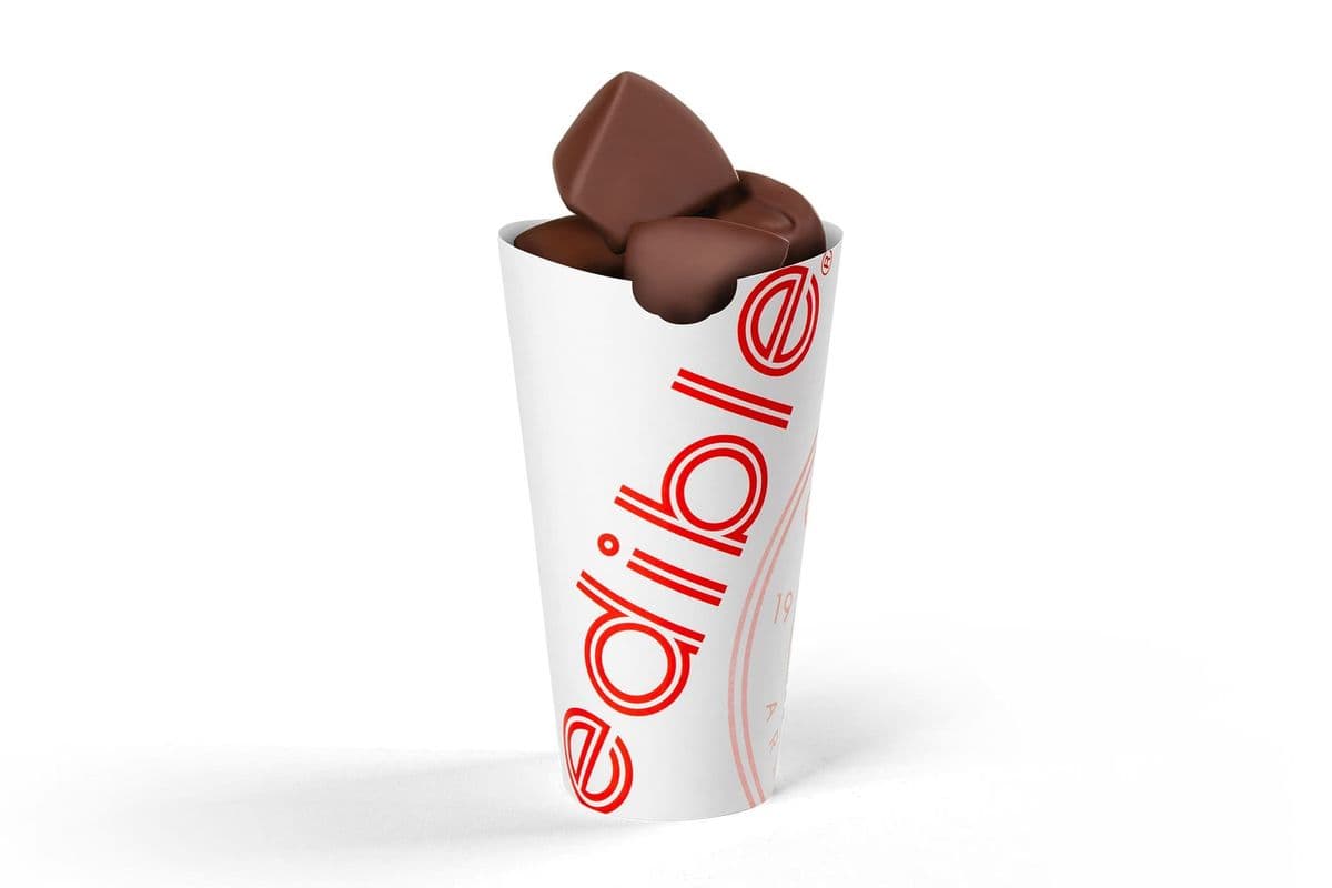 Chocolate Dipped Apple Bites Cone