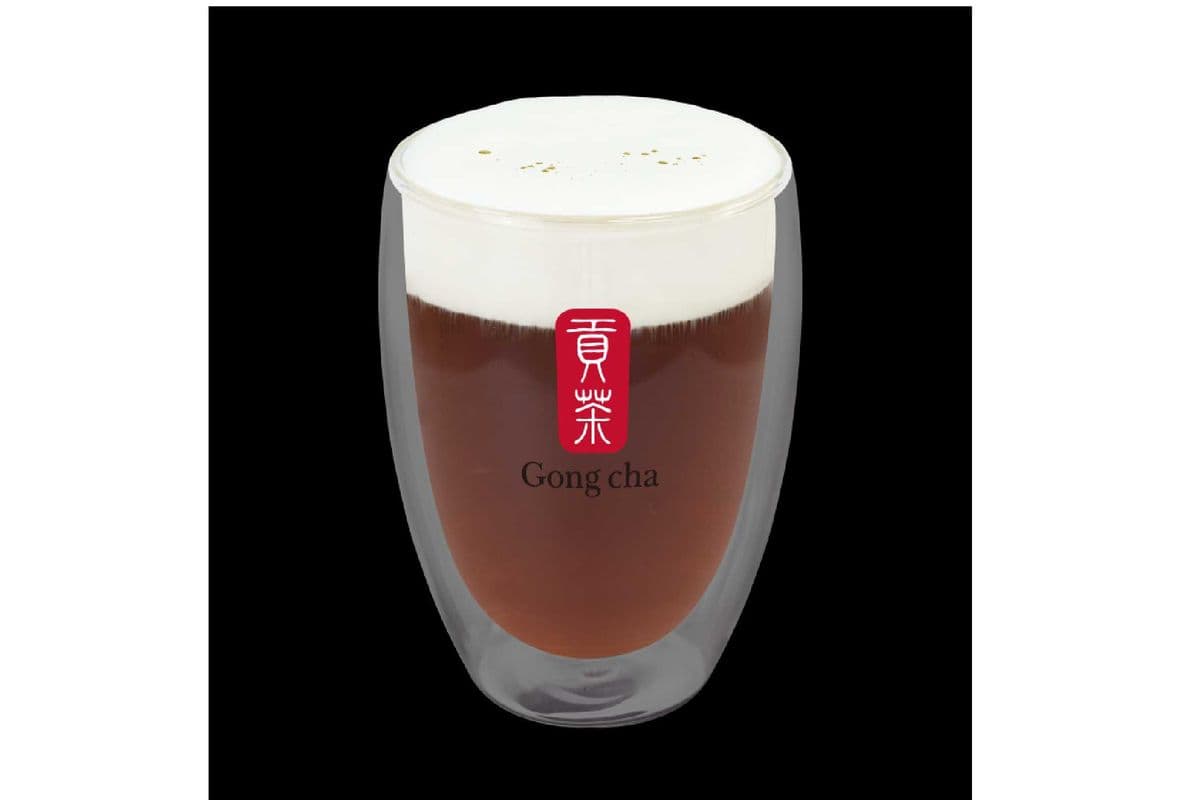 HOT Milk Foam Oolong Tea