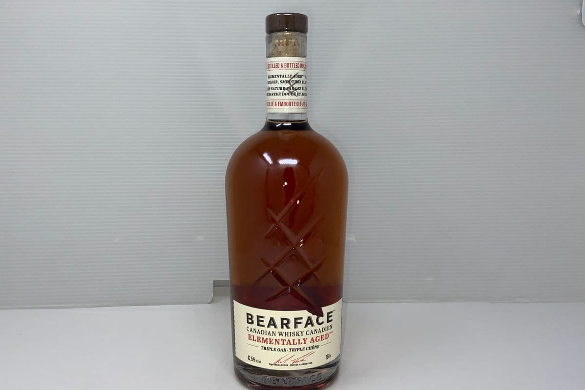 BEARFACE CANADIAN WHISKY - TRIPLE OAK (1 x 750ml)