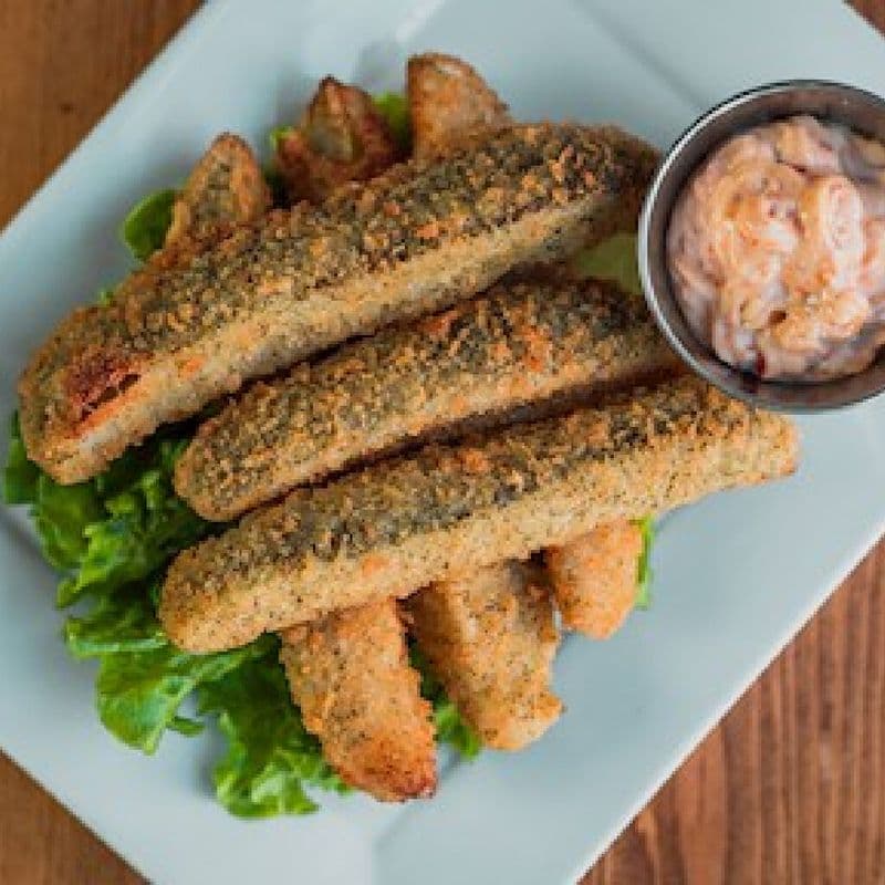 Cornichons panés  (6mcx) / Breaded Pickles (6pcs)