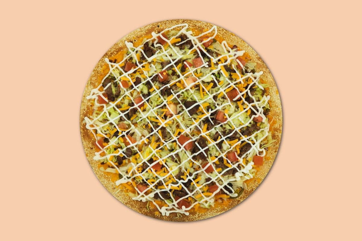 30A. 14" Large Beef Taco Pizza
