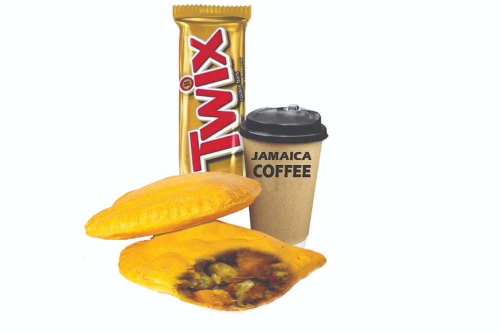 Two Veggie Patty + Twix & Coffee
