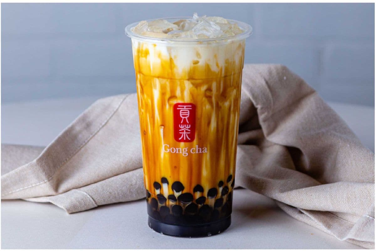 Dirty Brown Sugar Latte with Pearls