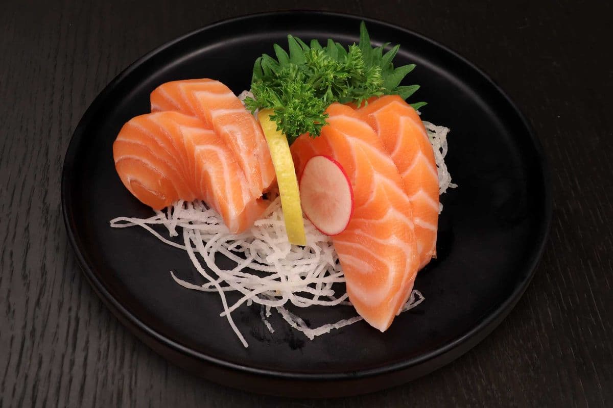 Half Salmon Sashimi