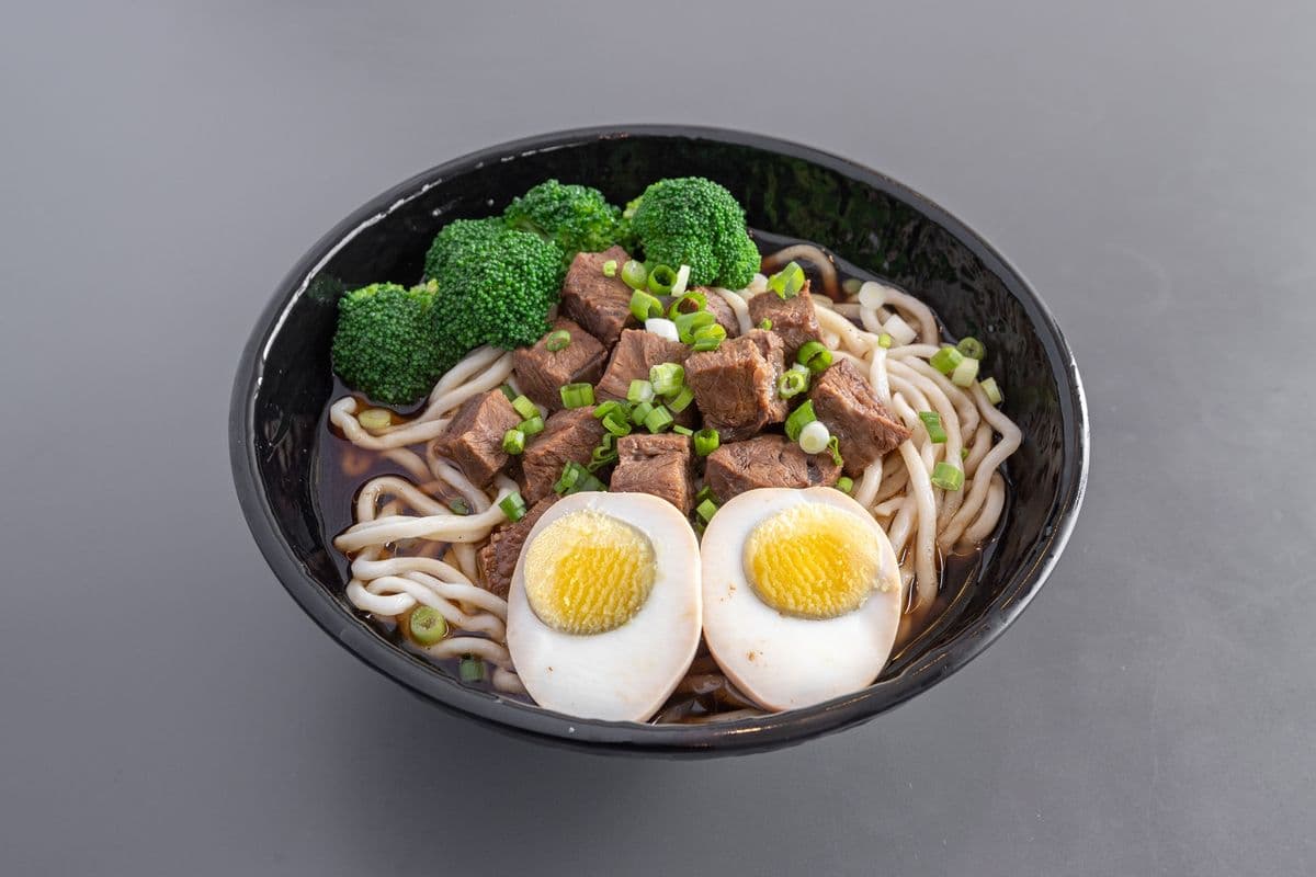 Stew Beef Noodle or Rice Noodle Soup Bowl