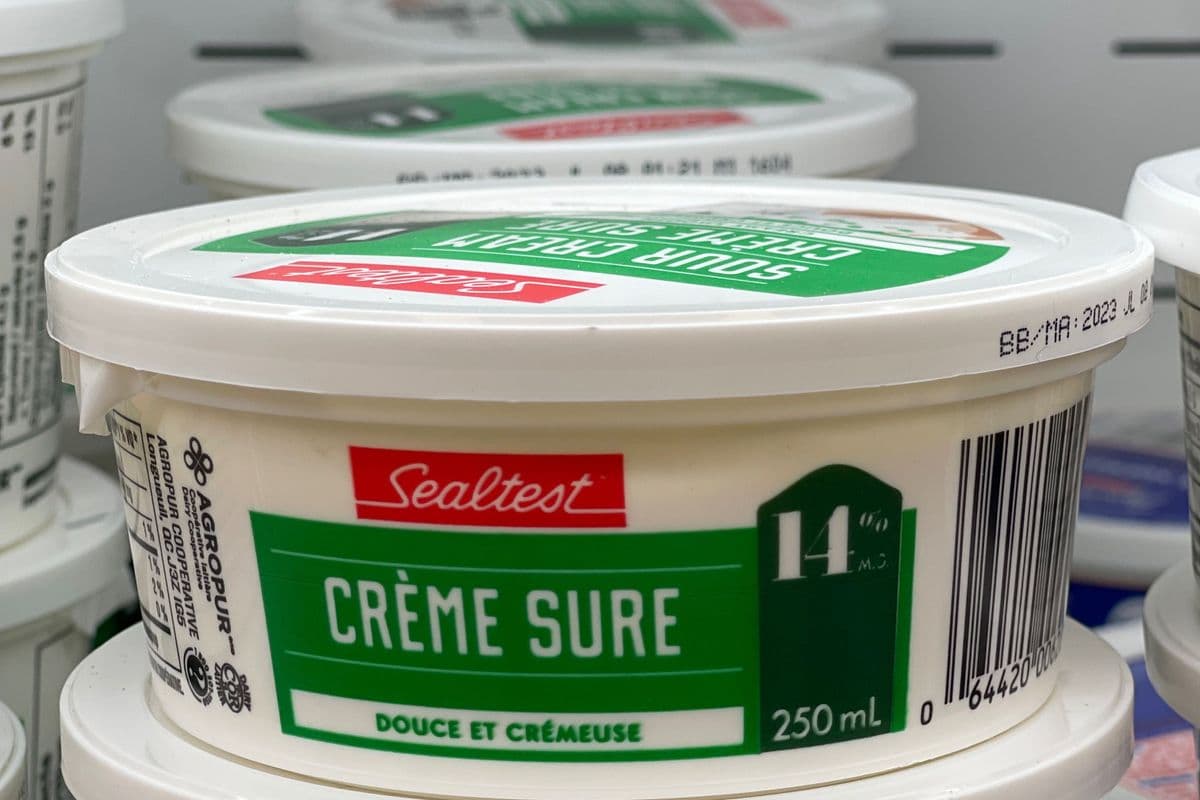 Crème sure 250ml / Sour cream 250ml (250 ml)