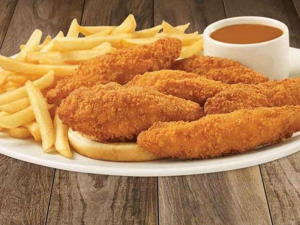 6 filets de poitrine de poulet croustillants / 6 Crispy Chicken Breast Fillets