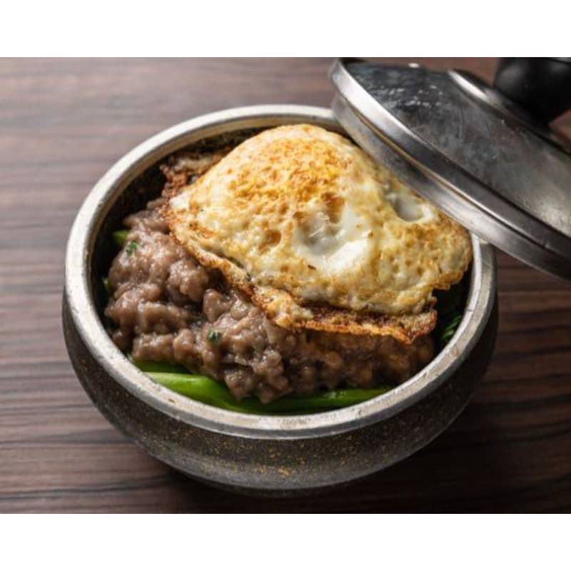 46. Minced Beef and Egg on Rice