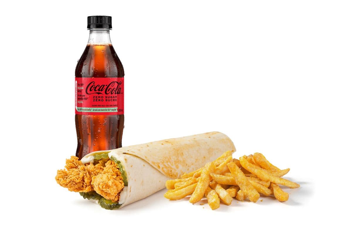 Texan Chicken Wrap Combo