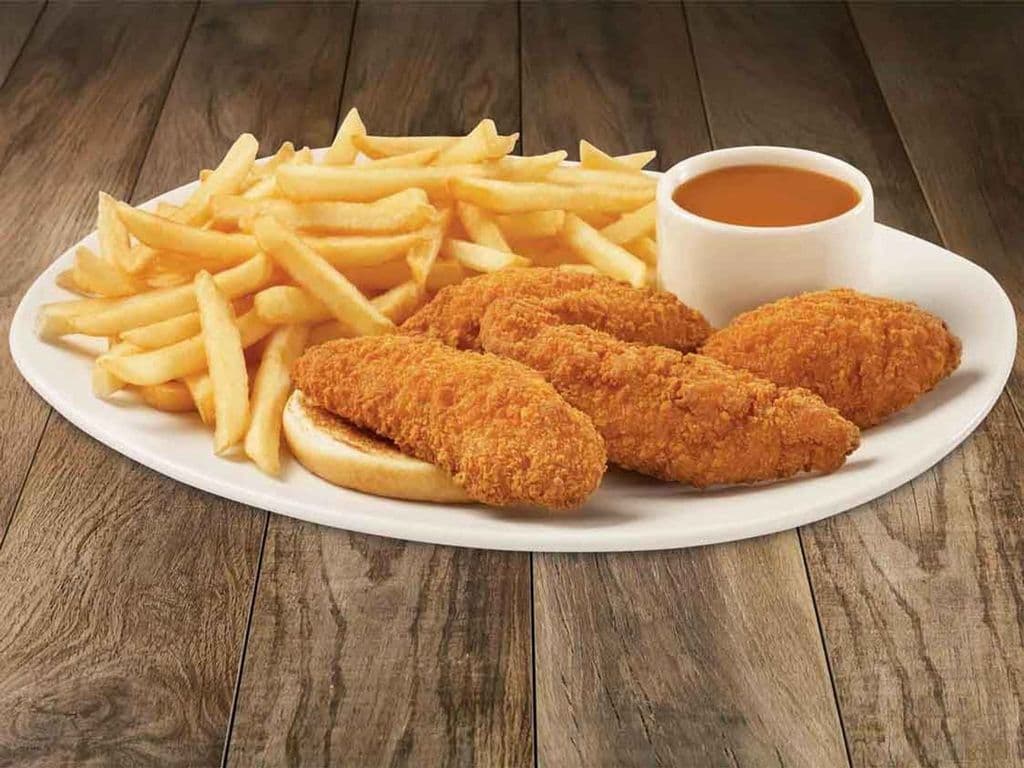 4 filets de poitrine de poulet croustillants / 4 Crispy Chicken Breast Fillets