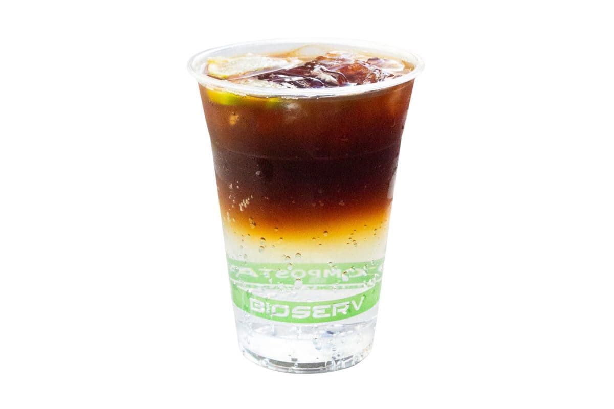 Peach Ginger Espresso Tonic