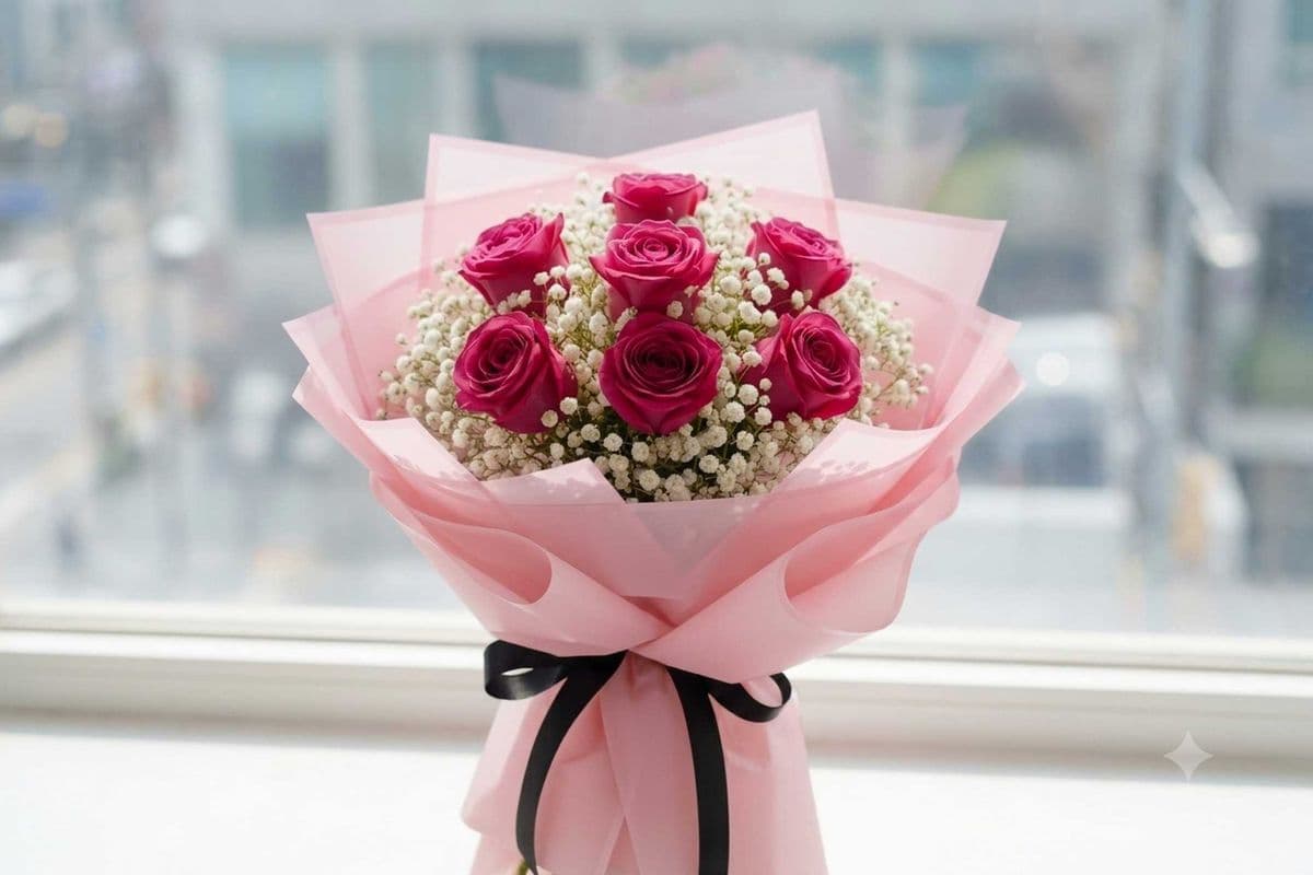 Deep Pink love bouquet