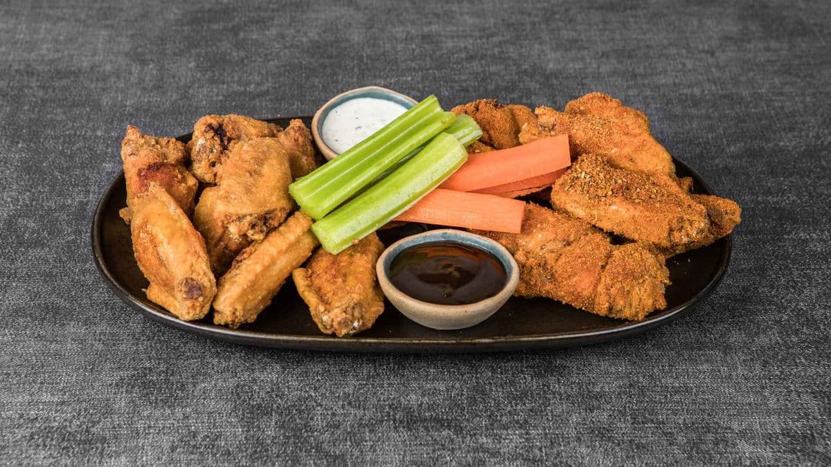 Wings, Veggies, and Dip
