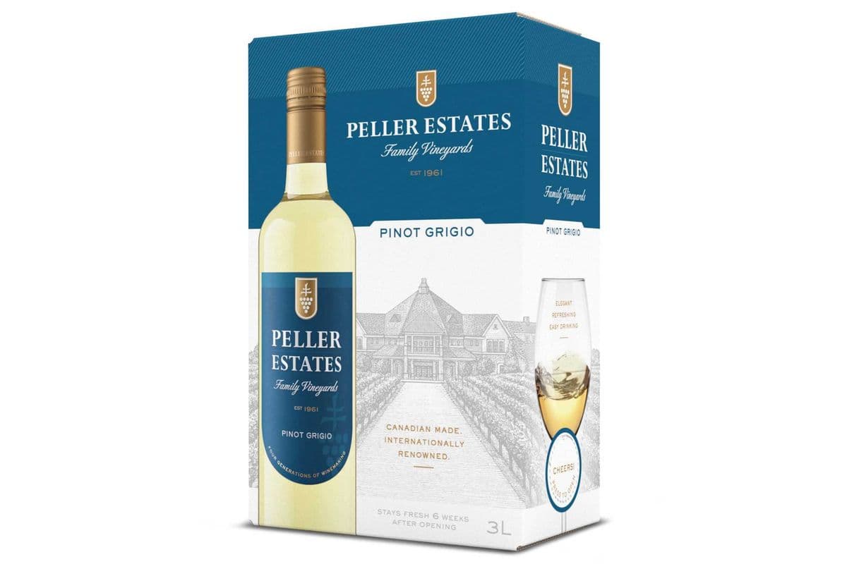 Peller Pinot Grigio Bib Ddp (12 x 3000ml)