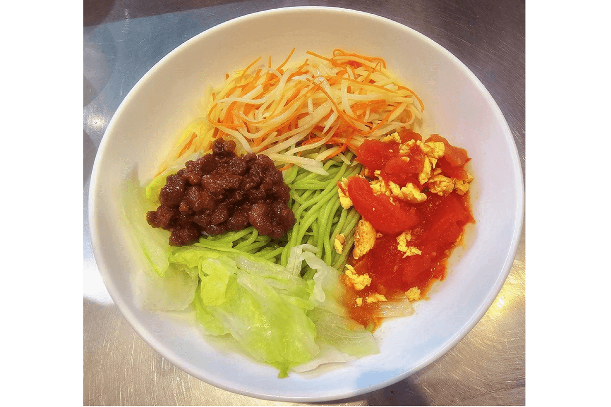 BOGO - Special Cold Dried Noodles with Spinach and Minced Pork 特色菠菜肉燥干拌凉面