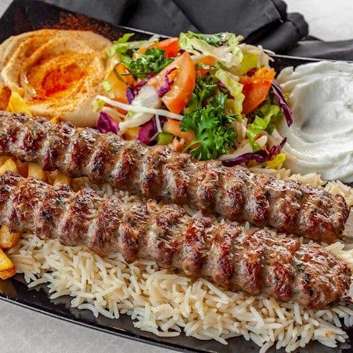 Kafta Kebab Plate