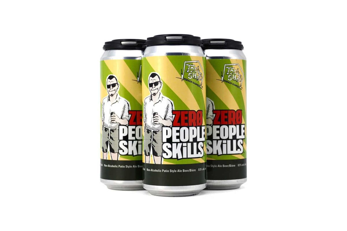 Tool Shed Zero People Skills (Non-Alcoholic) (4 Cans) (4x473ML)
