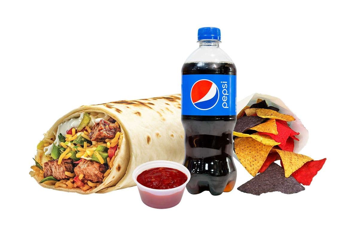 Small Burrito Combo ( 10" Tortilla)