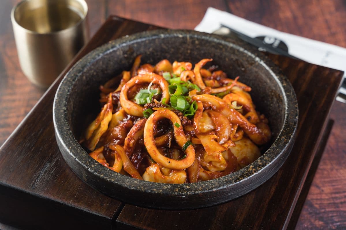 O Jing Eo (Spicy Squid) Dupbap