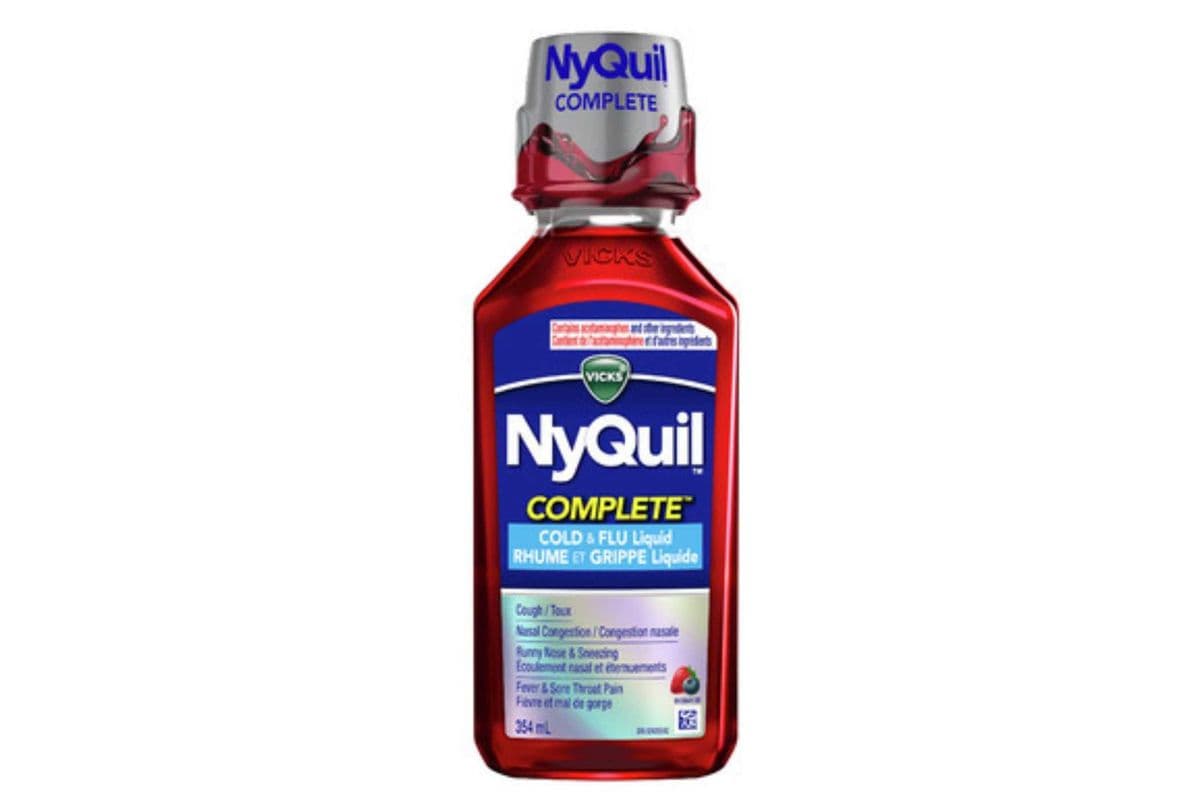 NyQuil Complete Cold & Flu Liquid Berry (354 mL)