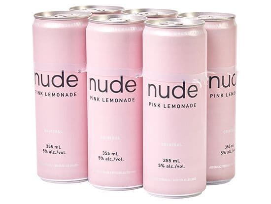 Nude Pink Lemonade, 335mL coolers (5.0% ABV)