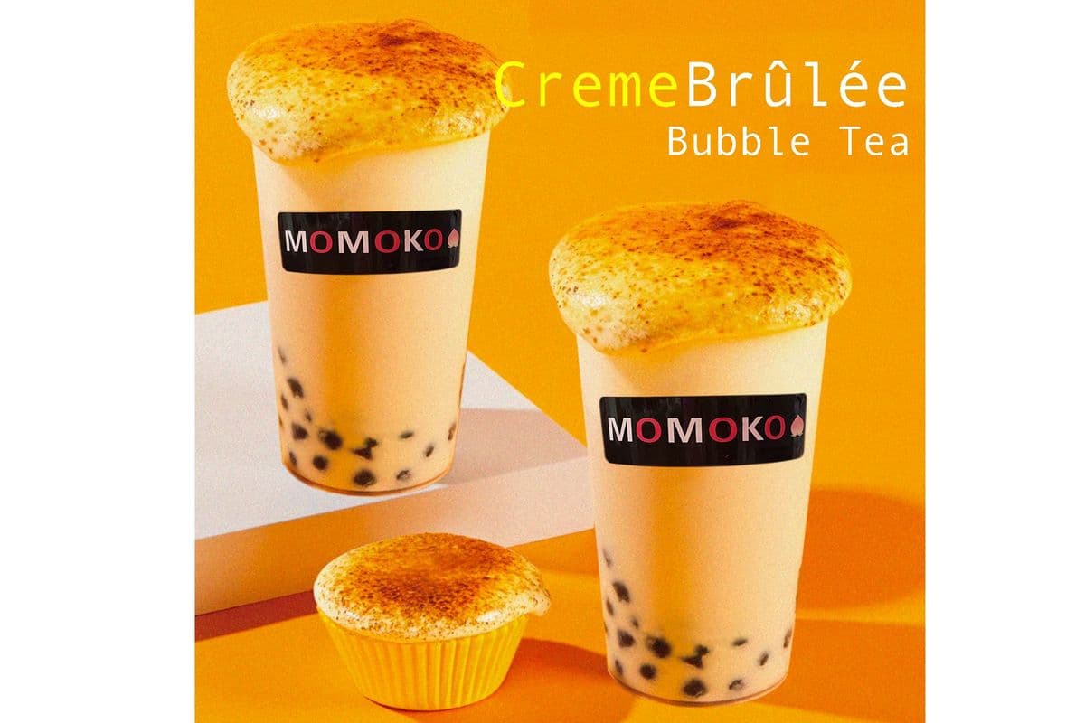 Creme Brûlée Bubble Tea(w/Tapioca)