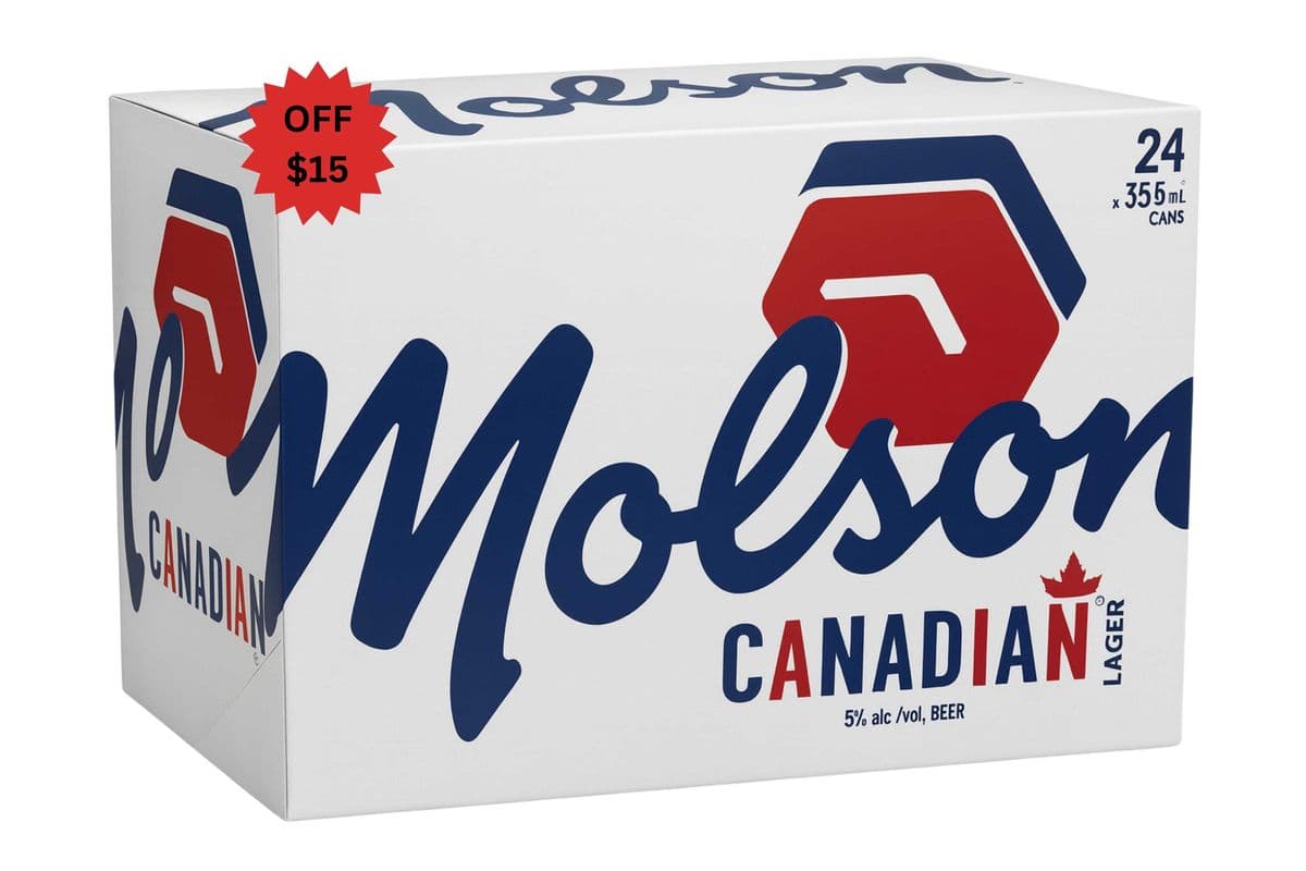 MOLSON CANADIAN (24 x 355ML CANS)