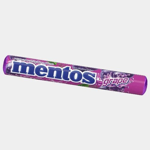 Mentos Raisin / Mentos Grapy chewy mints roll