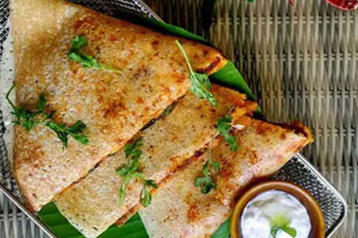 Spicy Chicken Quesadilla Dosa