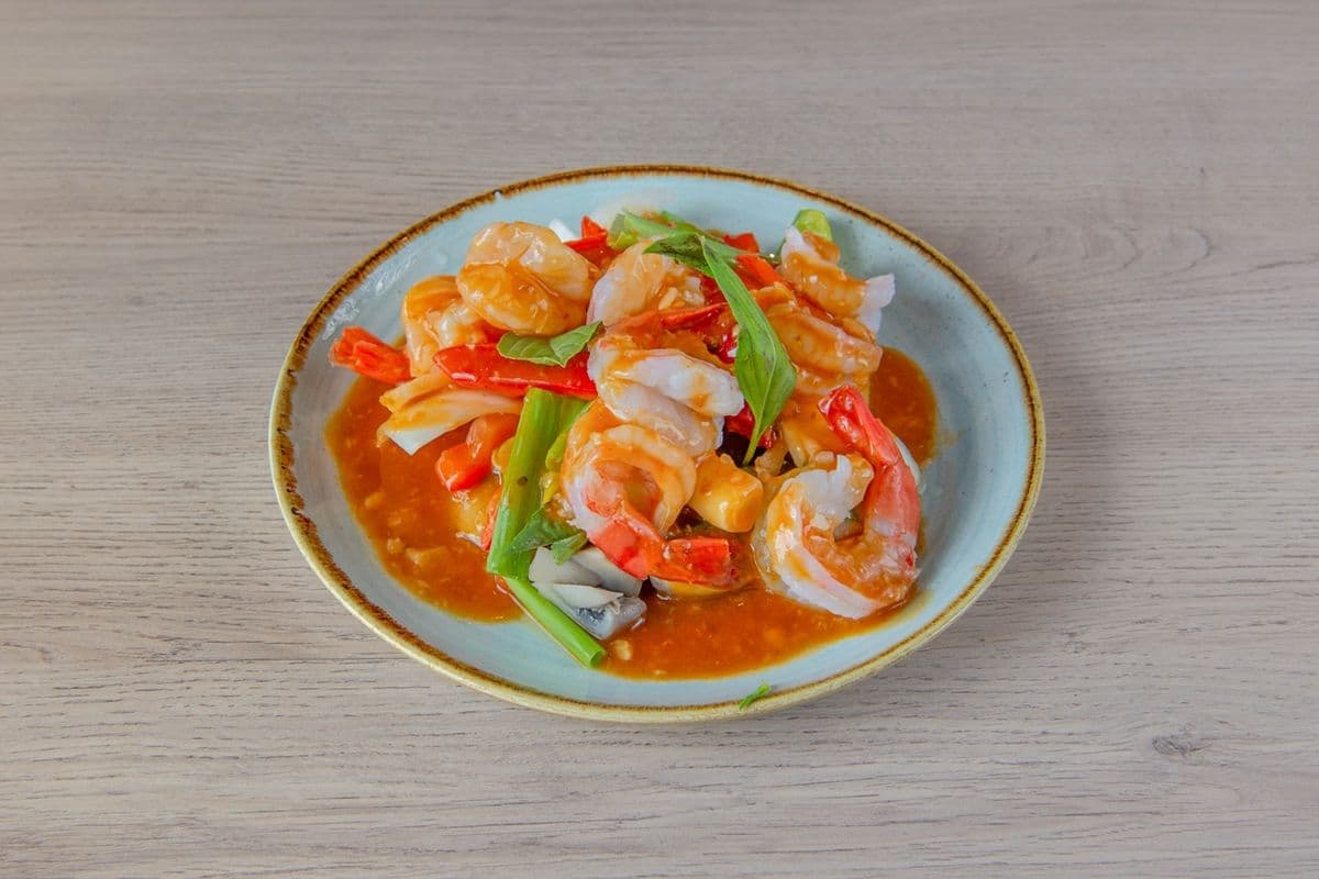 Thai Basil Prawns