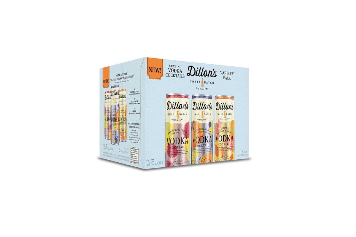 103577. DILLON'S VODKA COCKTAILS (12 x 355ML (CANS))