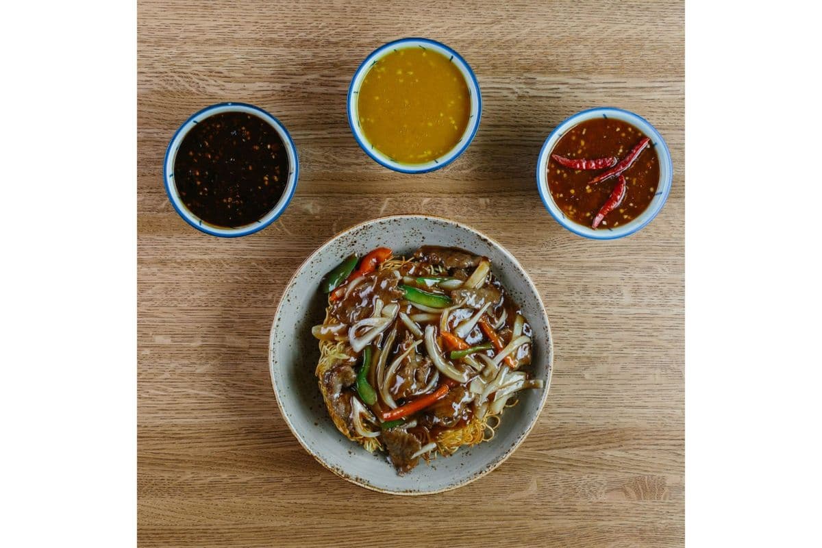 Beef Lo Mein (Semi-Crispy)