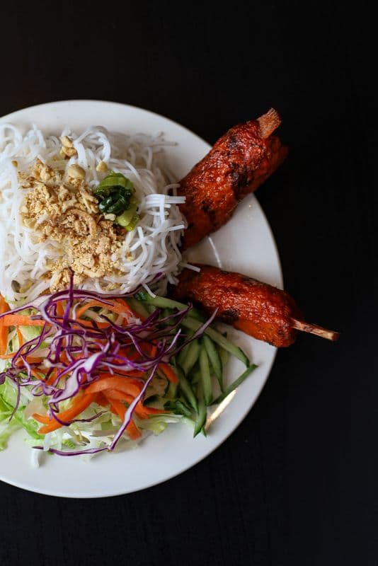 4. Minced Shrimp on Sugarcane