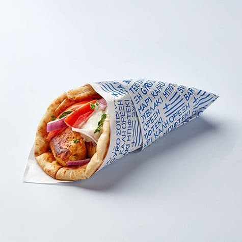 Pita souvlaki au poulet