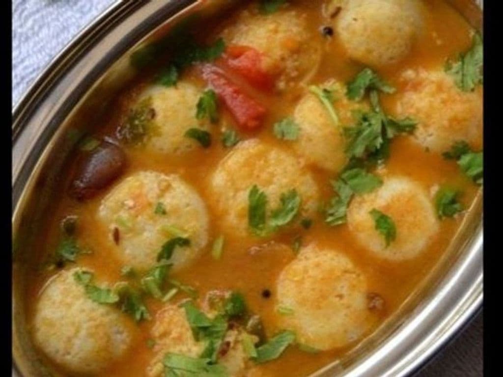 Sambar Button Idly