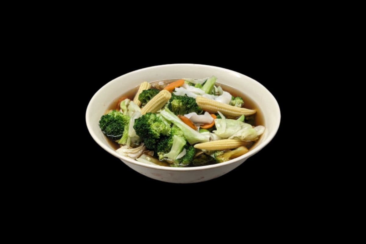 13. Chinese Mixed Vegetable Noodle Soup