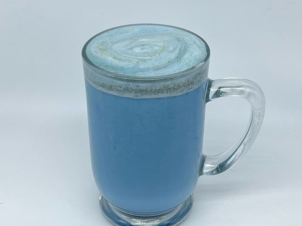 SMURF CHAI LATTE