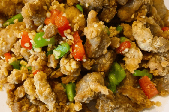 Dry Garlic Pork