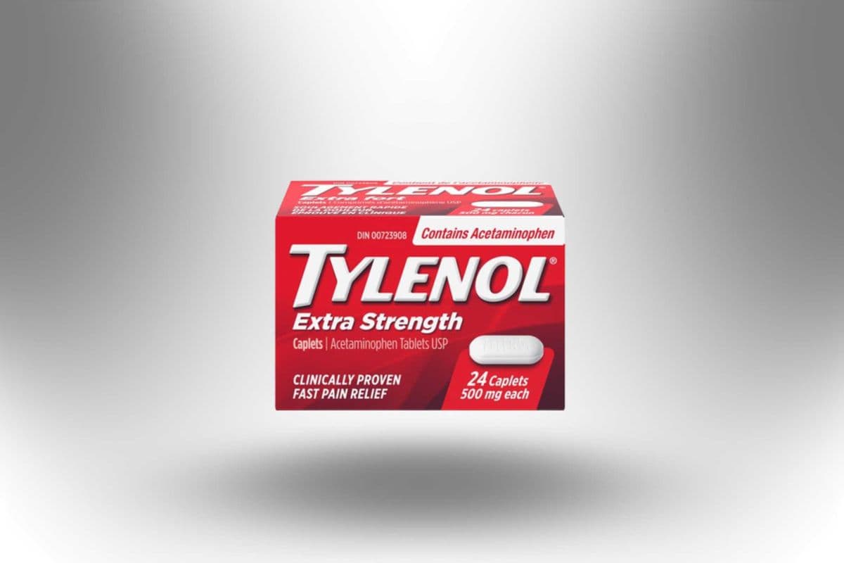 Tylenol 24 Caplets 500mg