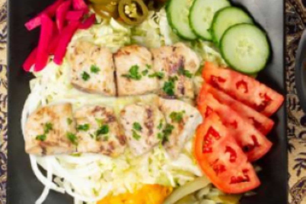Chicken Souvlaki Salad Bowl