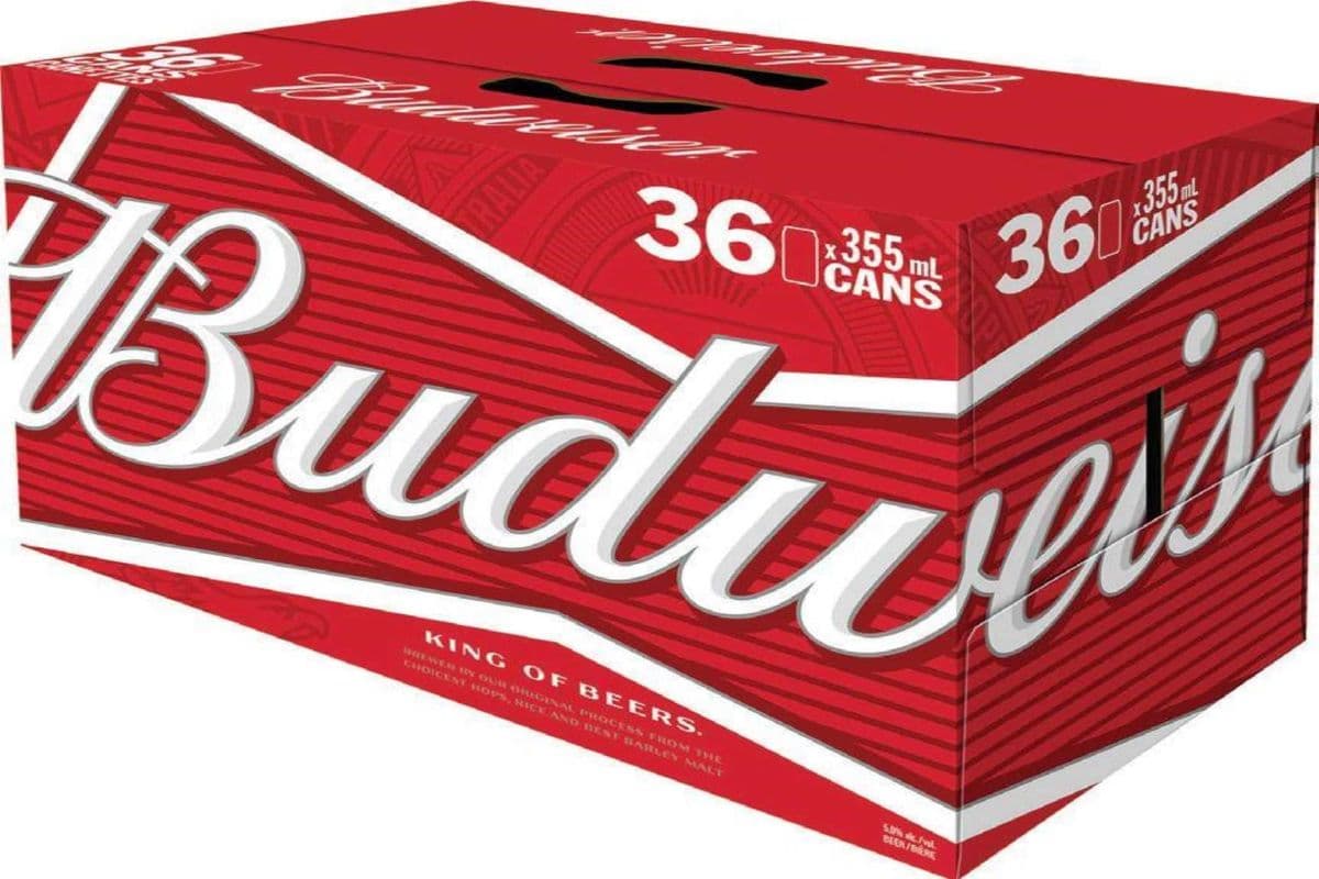 Budweiser 36 cans (36 x 355 ML 36 cans )
