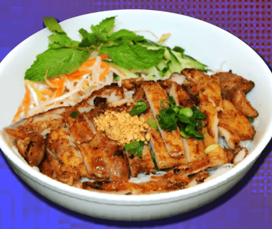 408. Vermicelli with Grilled Chicken - Bun Ga Nuong