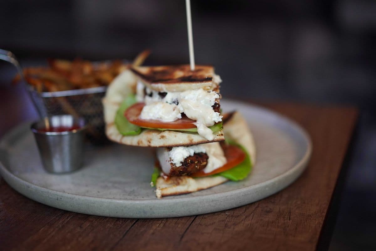 Cajun Chicken on Naan
