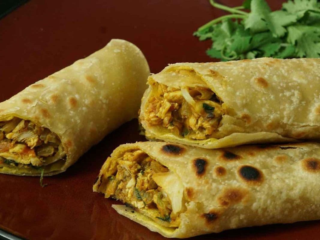 Chicken Egg Kathi Roll