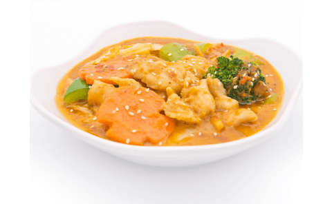 246. Thai Curry Chicken on Rice