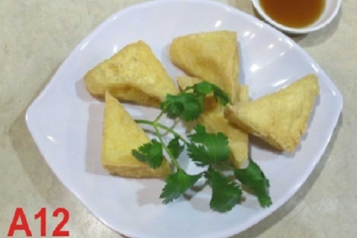 A12. Crispy fried tofu.